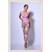 Flowery rose trousers
